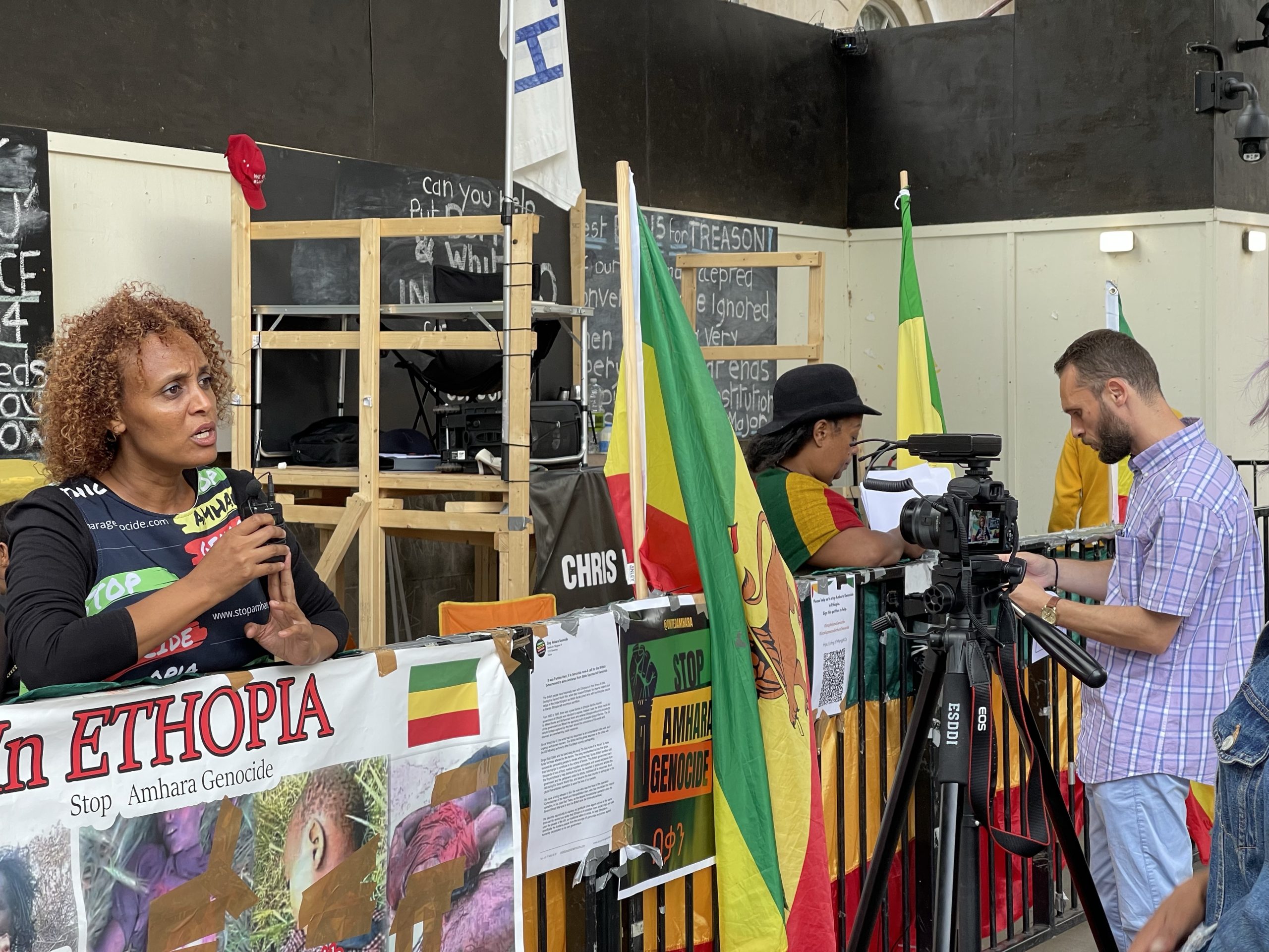 The Hunger Strike in London to Protest Amhara Genocide
